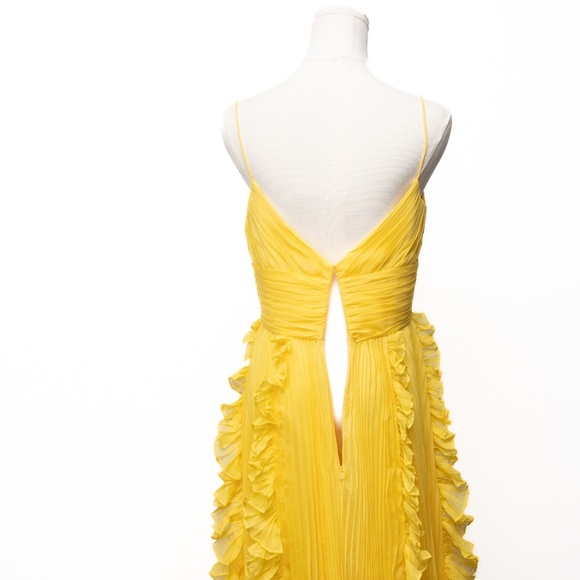 Mac Duggal Yellow Prom Dress - Picture 14 of 14